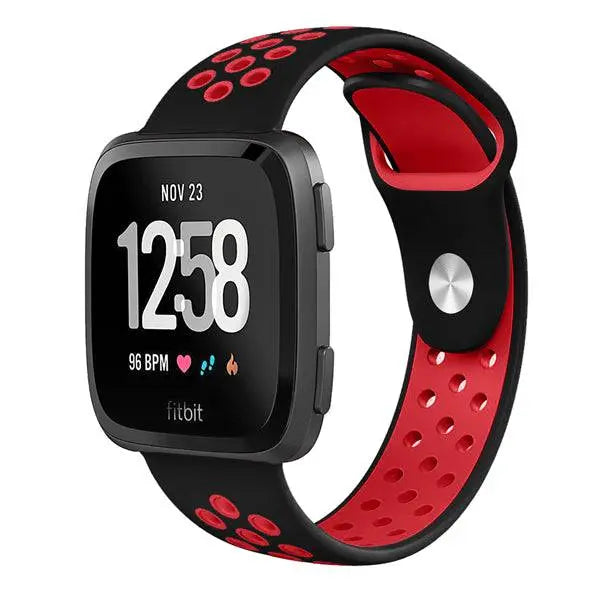 Silicone Replacement Wristband for Fitbit Versa 2 – Moisture-Resistant, Adjustable Fit Sport Strap for Everyday Workouts & Active Wear