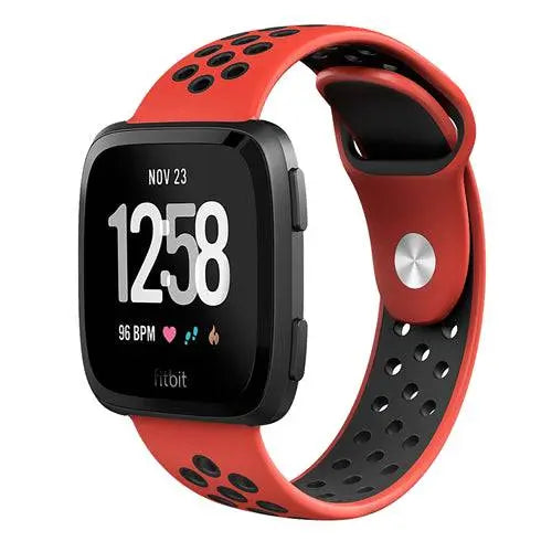 Silicone Replacement Wristband for Fitbit Versa 2 – Moisture-Resistant, Adjustable Fit Sport Strap for Everyday Workouts & Active Wear