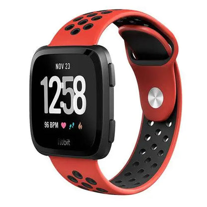 Silicone Replacement Wristband for Fitbit Versa 2 – Moisture-Resistant, Adjustable Fit Sport Strap for Everyday Workouts & Active Wear