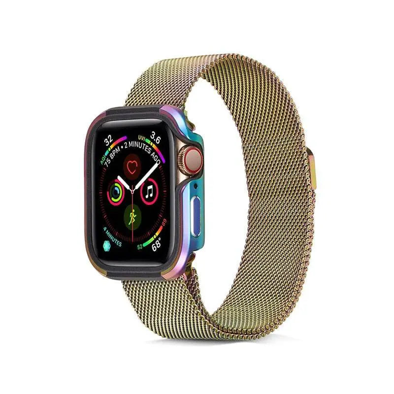 Aluminum Protective Case for Apple Watch Series 4 & 5 – 40mm or 44mm Full-Coverage Shell