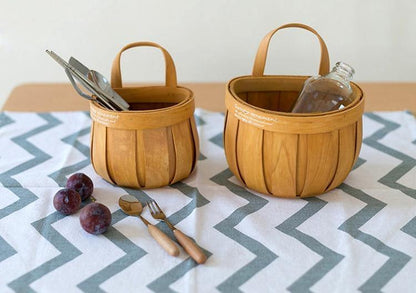 Parisian Wood Planter Storage Bin
