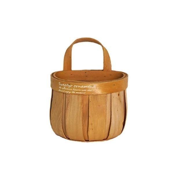 Parisian Wood Planter Storage Bin