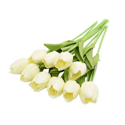 TULIPLUME – Faux Floral Arrangement for Graceful Table Décor