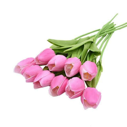 TULIPLUME – Faux Floral Arrangement for Graceful Table Décor