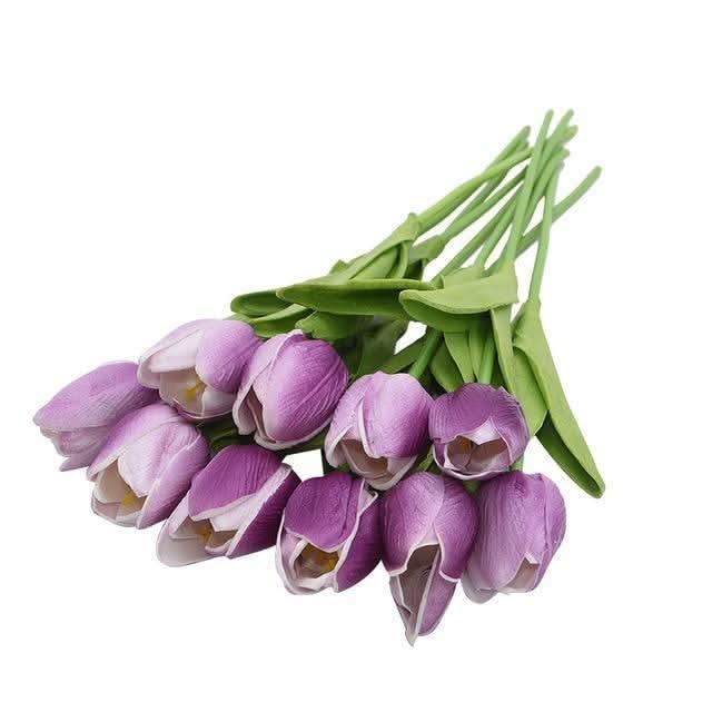 TULIPLUME – Faux Floral Arrangement for Graceful Table Décor