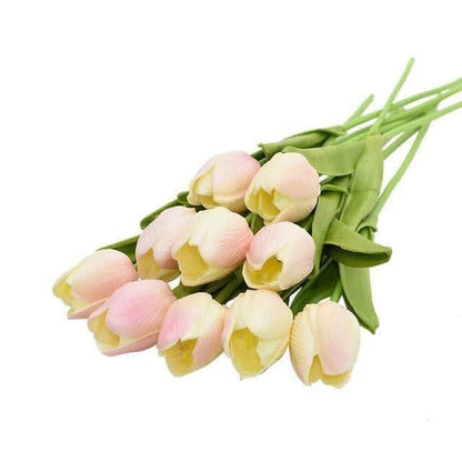 TULIPLUME – Faux Floral Arrangement for Graceful Table Décor