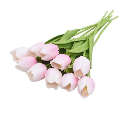TULIPLUME – Faux Floral Arrangement for Graceful Table Décor