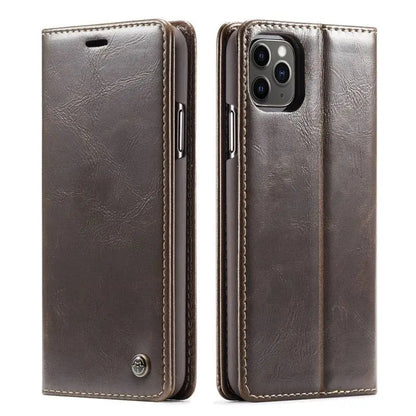 Fitted Leather iPhone 12 Case with Raised Edges & Camera Protection for Daily Use