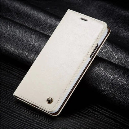 Fitted Leather iPhone 12 Case with Raised Edges & Camera Protection for Daily Use
