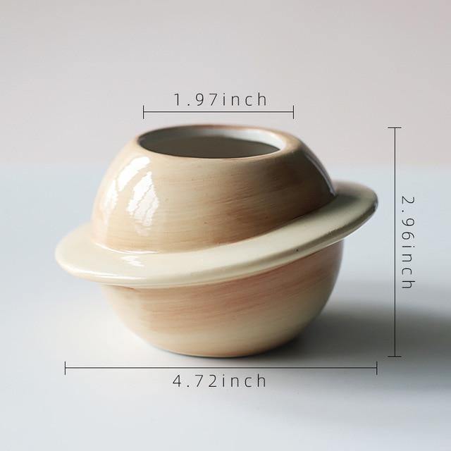 Cosmos World Ceramic Planter