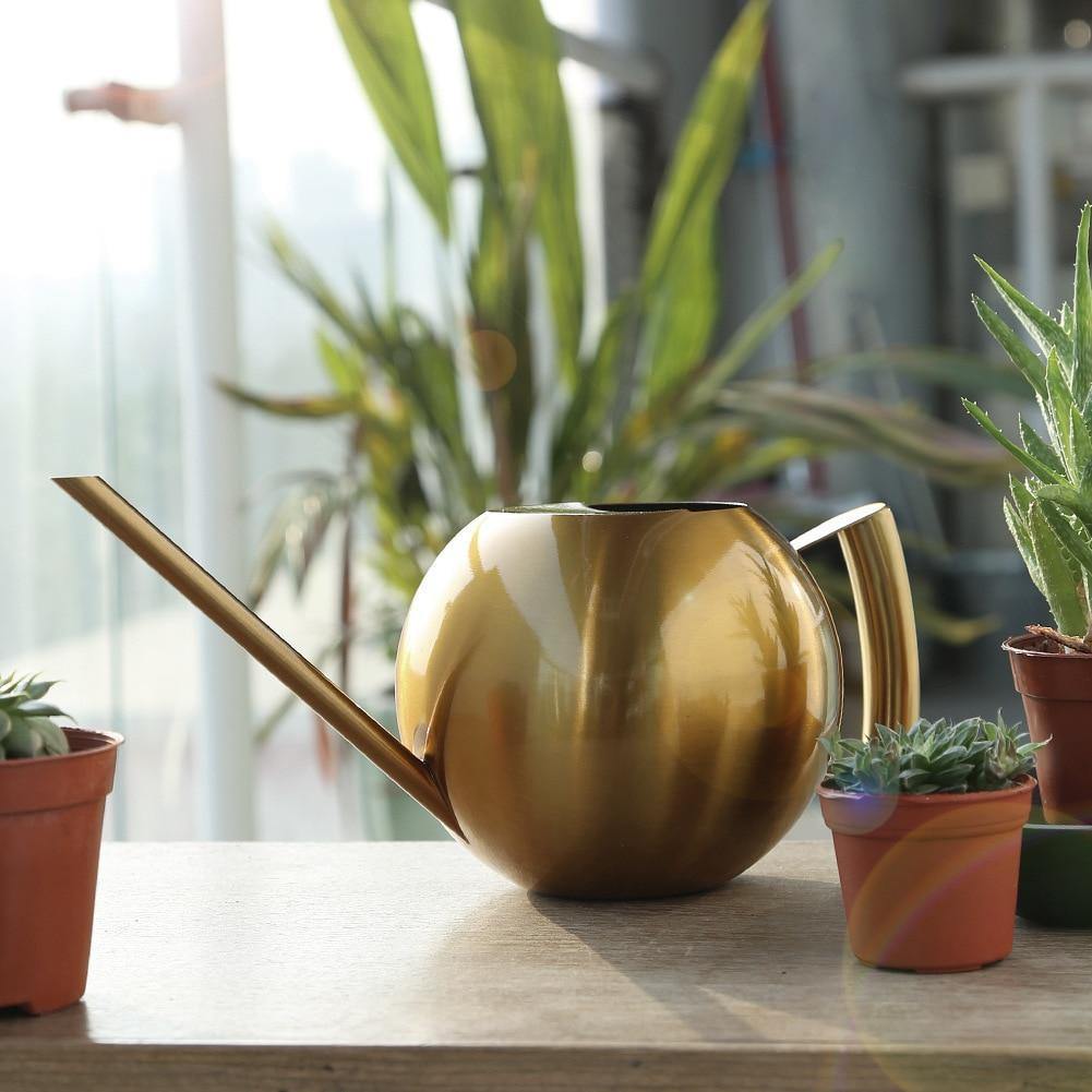 Round Flexible Stainless Steel Watering Can