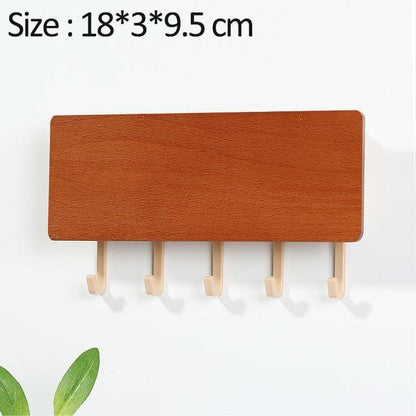 Wooden Key Hanger Wall Rack
