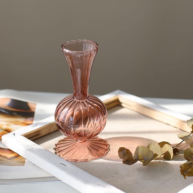 Retro Style Floral Vases