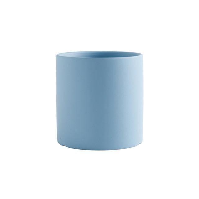 Vibrant Traditional Circular Ceramic Pot Planter