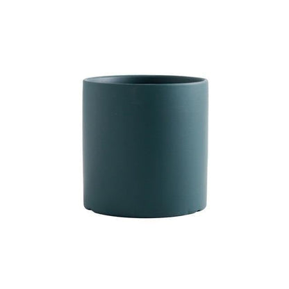 Vibrant Traditional Circular Ceramic Pot Planter