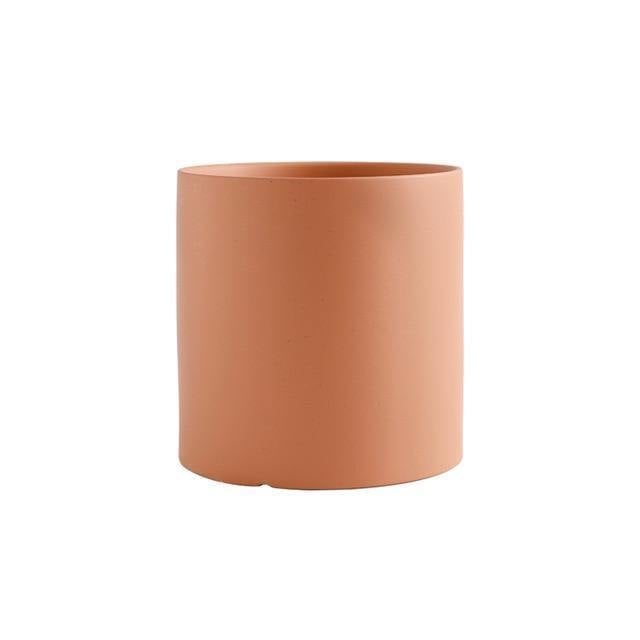 Vibrant Traditional Circular Ceramic Pot Planter