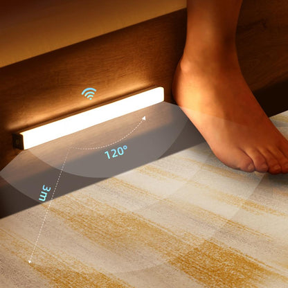 Motion Sensor LED Light Bar with Magnetic Mount for Closets, Hallways & Stairs | Under Cabinet Lighting Stick-On Wireless Battery or USB