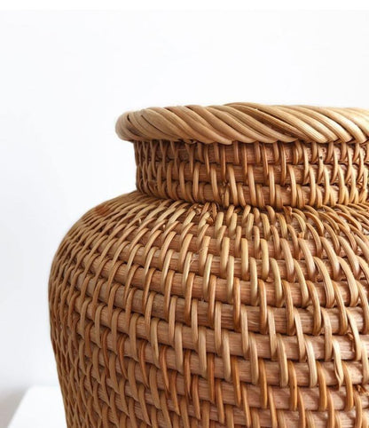 Ella Rattan Vase