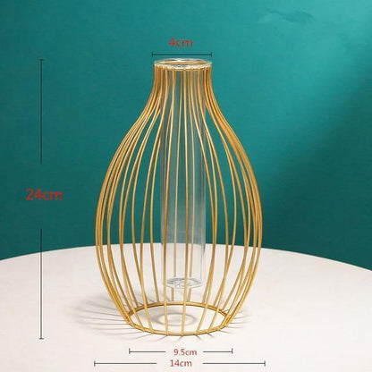 LumeGrid™ - Geometric Flower Vase