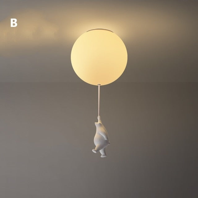 Fun Bear Shaped Ceiling Lamp
