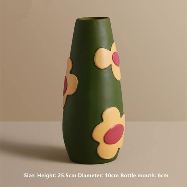 Colorful Ceramic Flower Vases