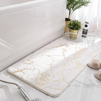 Dazzle | Non-Slip Bath Mat with Super Absorbent Fabric | Stylish Abstract Designs for Comfort and Safety