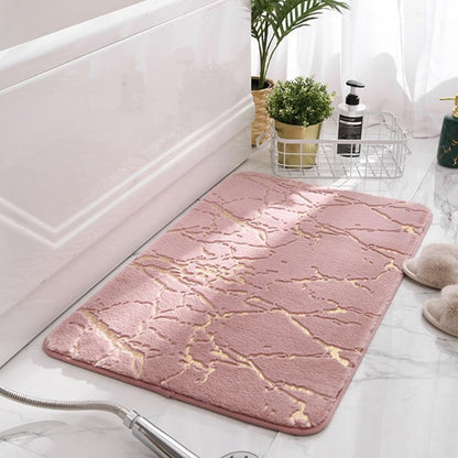 Dazzle | Non-Slip Bath Mat with Super Absorbent Fabric | Stylish Abstract Designs for Comfort and Safety