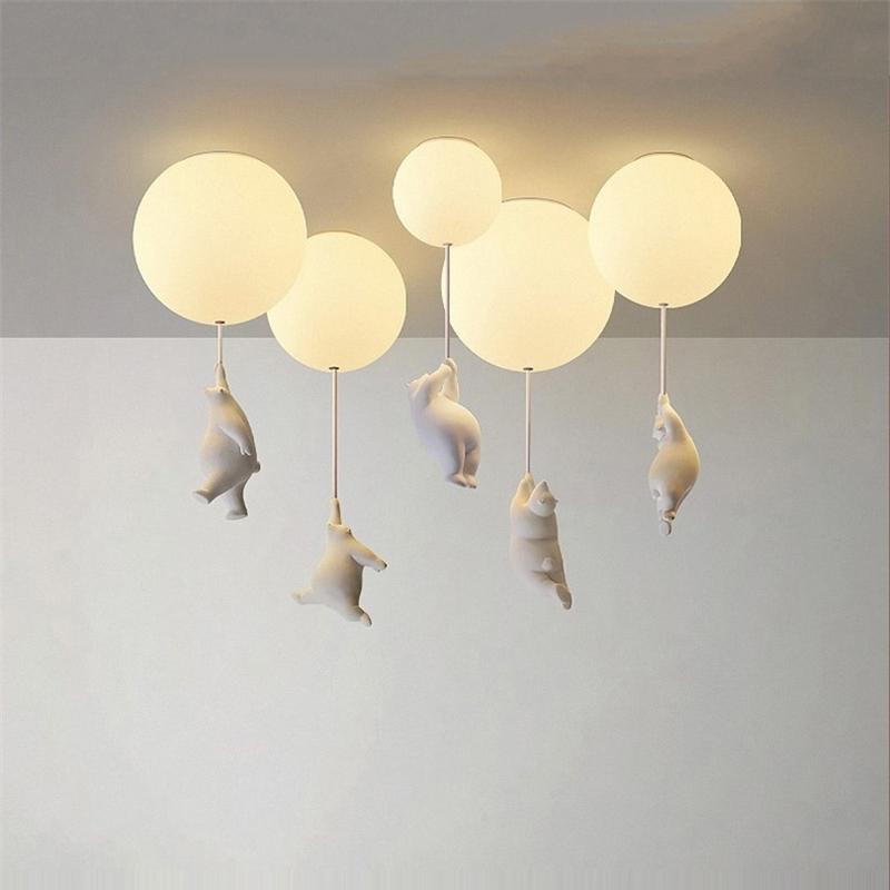 Fun Bear Shaped Ceiling Lamp