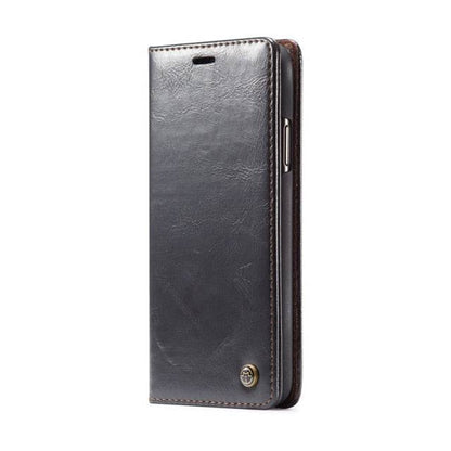 Fitted Leather iPhone 12 Case with Raised Edges & Camera Protection for Daily Use