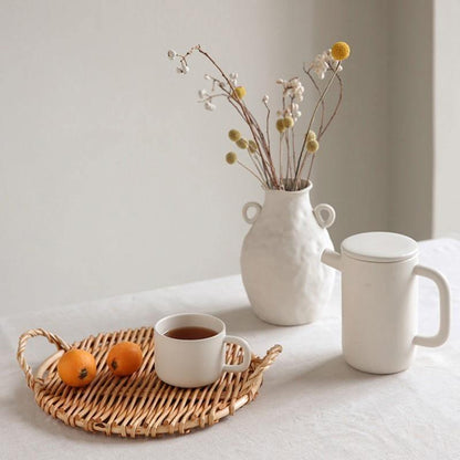 Rattan Woven Serving Tray