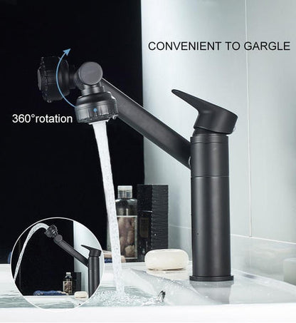 Ortekor Elegant Collection | Kitchen Faucet with 360° Rotation & Dual Spray Mode | Durable Brass Design for Versatile Washing