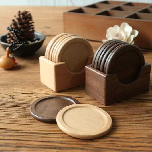 Wooden Coasters 6-Pack