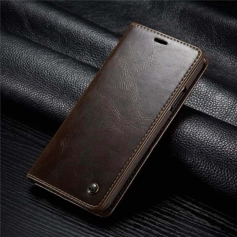 Fitted Leather-Look iPhone 13 Case – Edge & Camera Protection, Precise Button Access – Works with iPhone 13, 13 Pro & 13 Pro Max