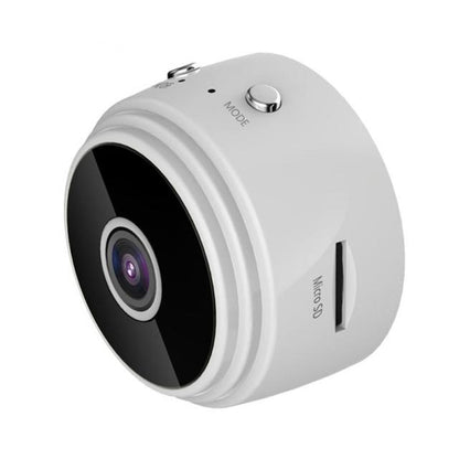 Wireless Mini Security Camera HD 1080P Indoor Home Monitoring System with Night Vision 150-Degree Wide Angle View Rechargeable WiFi Surveill