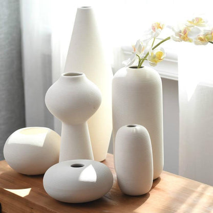 White Vase Elegance