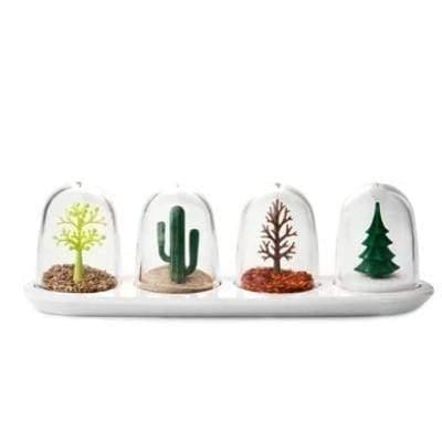 Quartet of Seasonal Spice Dispensers