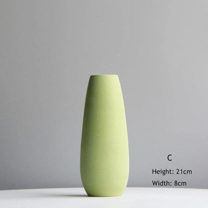 Delicate Hued Ceramic Floral Vases