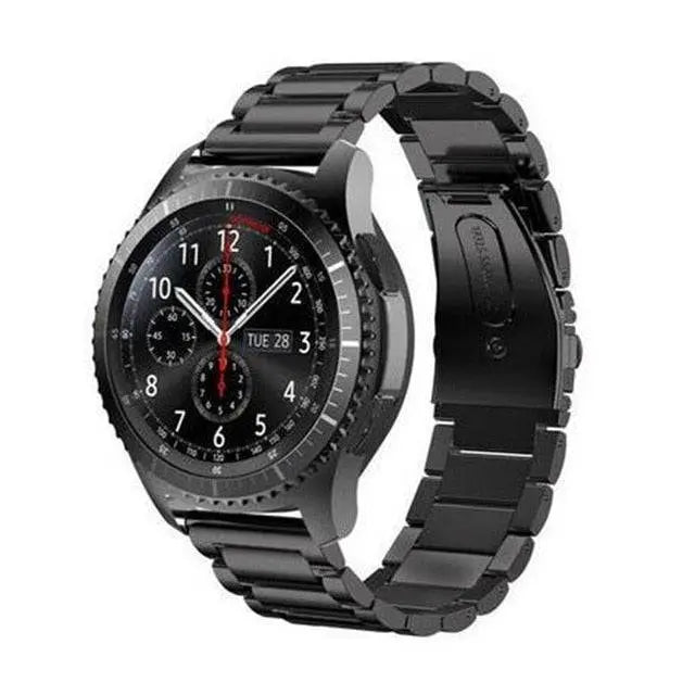 Metal Replacement Strap for Samsung Galaxy Watch – Adjustable Stainless Steel Wristband 18mm 20mm 22mm 23mm Lug Width