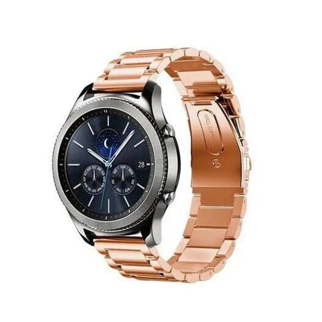 Metal Replacement Strap for Samsung Galaxy Watch – Adjustable Stainless Steel Wristband 18mm 20mm 22mm 23mm Lug Width