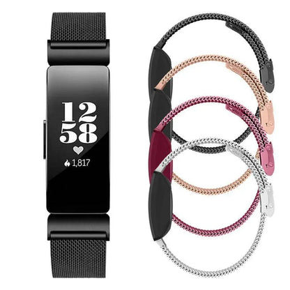 Wrist Strap for Fitbit Inspire HR – Stainless Steel Mesh Loop Replacement Band
