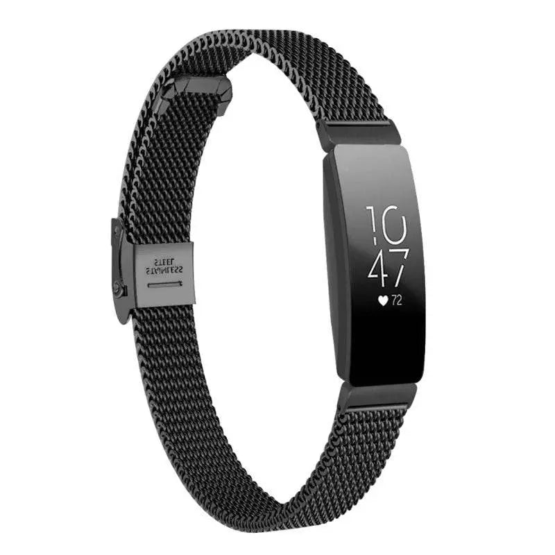 Wrist Strap for Fitbit Inspire HR – Stainless Steel Mesh Loop Replacement Band