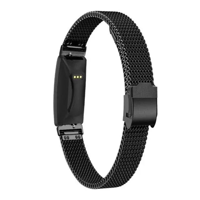 Wrist Strap for Fitbit Inspire HR – Stainless Steel Mesh Loop Replacement Band