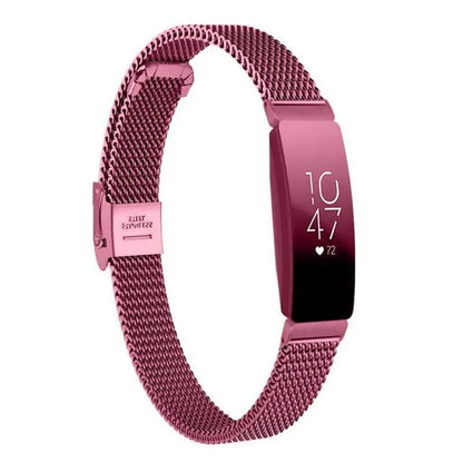 Wrist Strap for Fitbit Inspire HR – Stainless Steel Mesh Loop Replacement Band