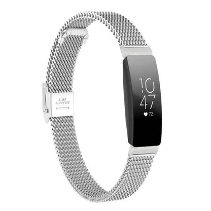 Wrist Strap for Fitbit Inspire HR – Stainless Steel Mesh Loop Replacement Band