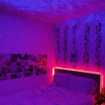 Galaxy Nebula Light Projector with Remote Control for Bedrooms, Living Rooms & Ceilings – Multicolor LED Night Light