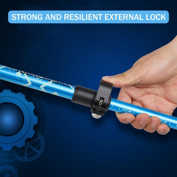 Collapsible Hiking Poles with Quick-Lock System – Lightweight Aluminum Trekking Sticks for Men & Women