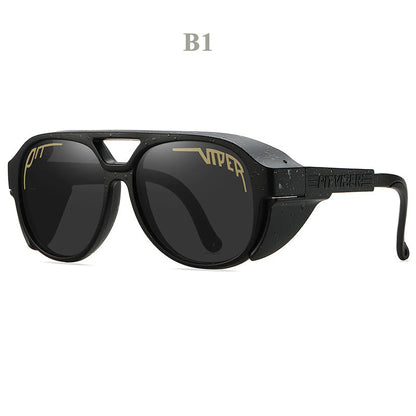UV400 Sunglasses for Motorcycle Riding, Lightweight Sunglasses with TR90 Frame, Windproof Sport Sunglasses for Riders