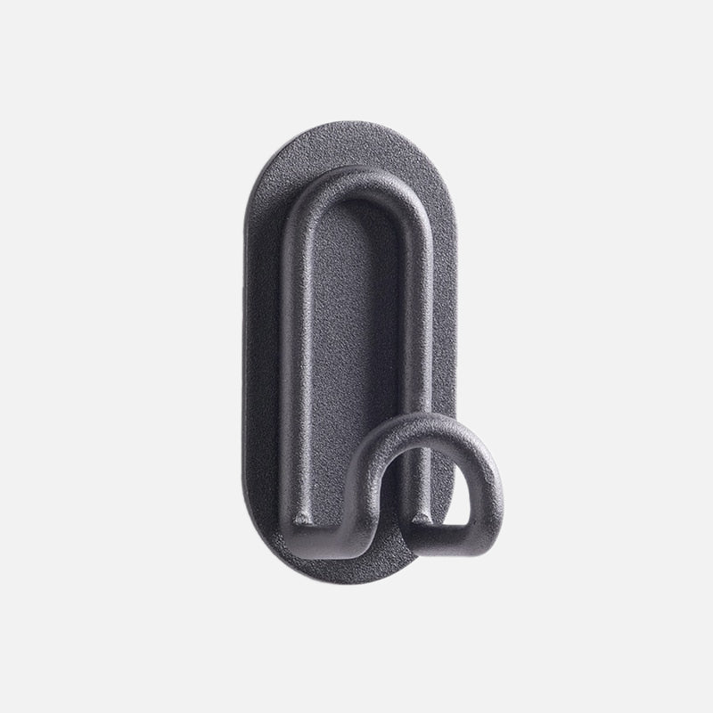 Adhesive Metal Hooks for Bathroom & Kitchen Storage — Dual-Hook Design, No Drilling, Lightweight Organizer for Keys, Towels, Accessories