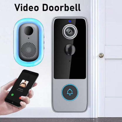 Smart Wireless Video Doorbell with HD Camera, Two-Way Talk & Motion Alerts – No Monthly Fees, Weather Resistant, Night Vision for Front