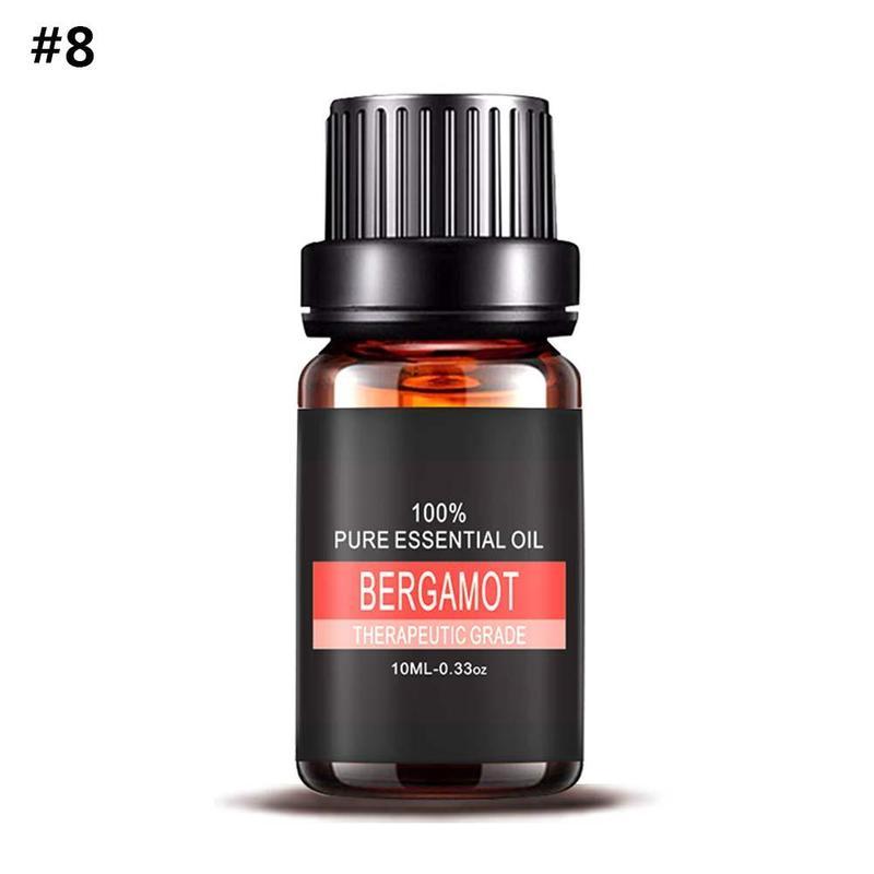 Aromatherapy Essential Oil Set – 100% Pure Plant Extracts for Diffusers, Massage & Relaxation – 0.34 fl oz Bottles